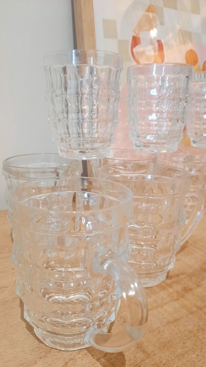 Vintage glass mug