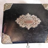 Coffret bijoux XIXeme intérieur capitonné