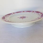 Dish on pedestal, ironstone compote dish from the Moulin des Loups and hamage, Madeleine model 2106177
