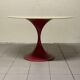Table à manger en forme de sablier avec base en métal et plateau en marbre, 1960-70