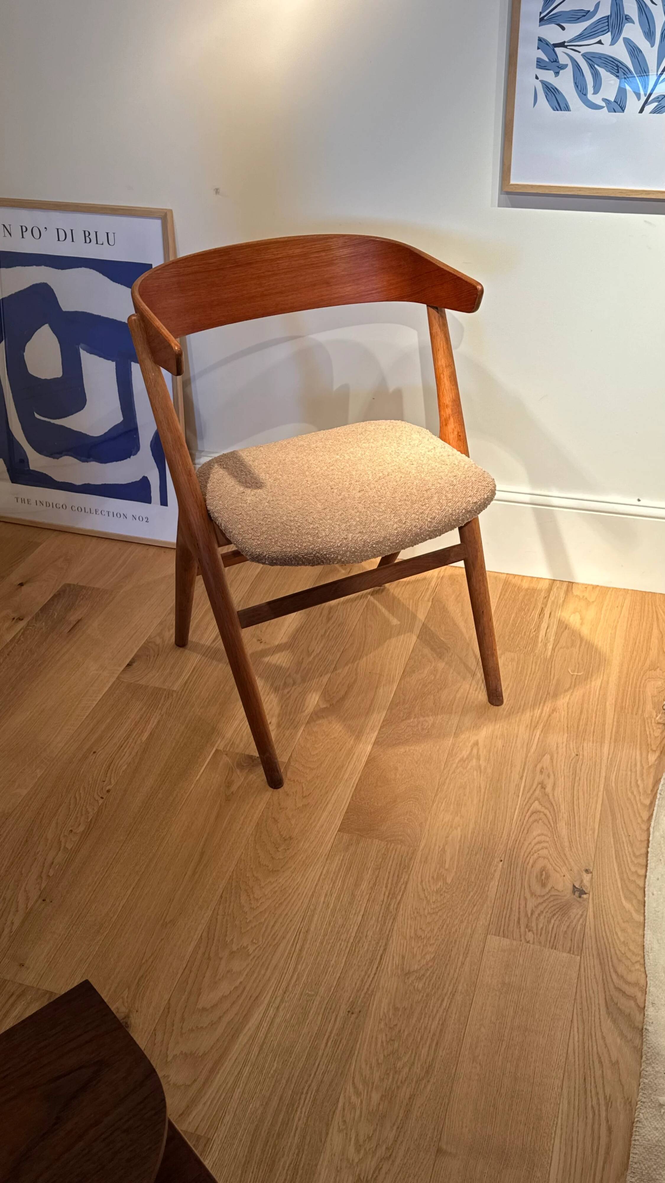 Chaise scandinave vintage Sibast n9