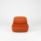 Orange Bubble chair from the 1970s.