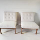 Paire de chauffeuses scandinave par Ole Gjerlov Gnudsen 1960
