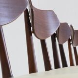 Vintage Danish teak dining chairs, set of 4