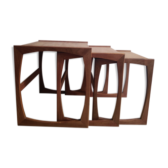 Pull-out tables in teak - G Plan - 1960s