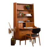 Johannes Sorth Nexo bookcase with secretaire, Denmark 1960s