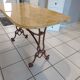 Bistro table vintage marble