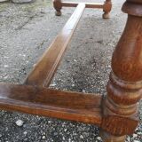 Solid oak farmhouse table