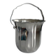 Vintage Guy Degrenne stainless steel ice bucket – tulip-shaped ice tray – ba