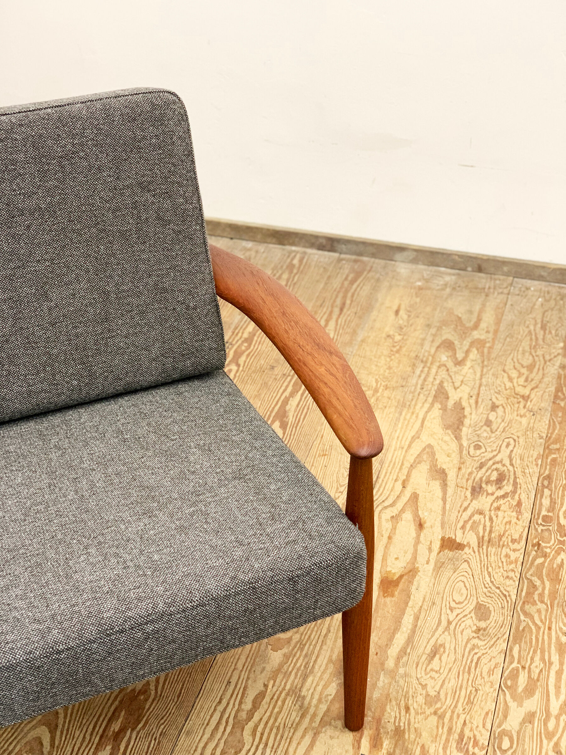 Mid Century Modern Teak armchair or easy chair by Grete Jalk for France & Son, Danish Design, 1950er