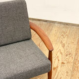 Mid Century Modern Teak armchair or easy chair by Grete Jalk for France & Son, Danish Design, 1950er