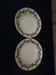 2 assiettes creuses en faïence HBCM Creil Montereau diam 23 cm