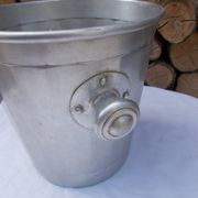 Seau à champagne en aluminium