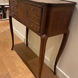 Narrow Louis Philippe walnut desk