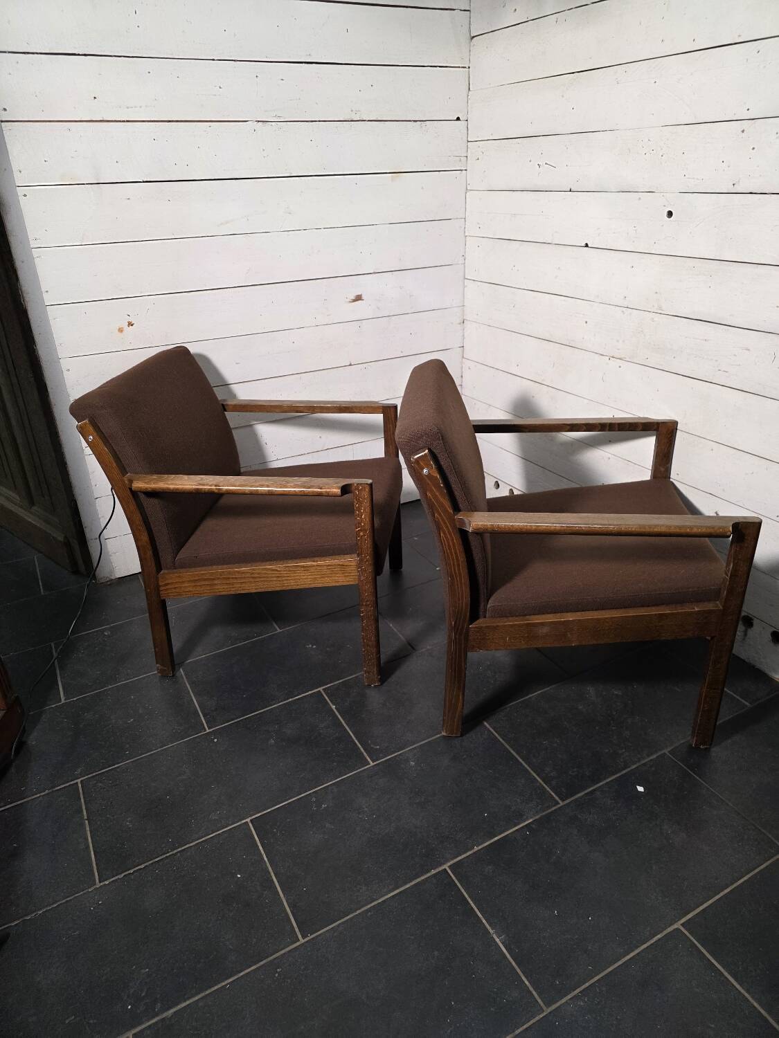 Pair of Scandinavian armchairs from the 1960s.