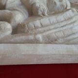 Medieval bas-relief in the Louvre Museum