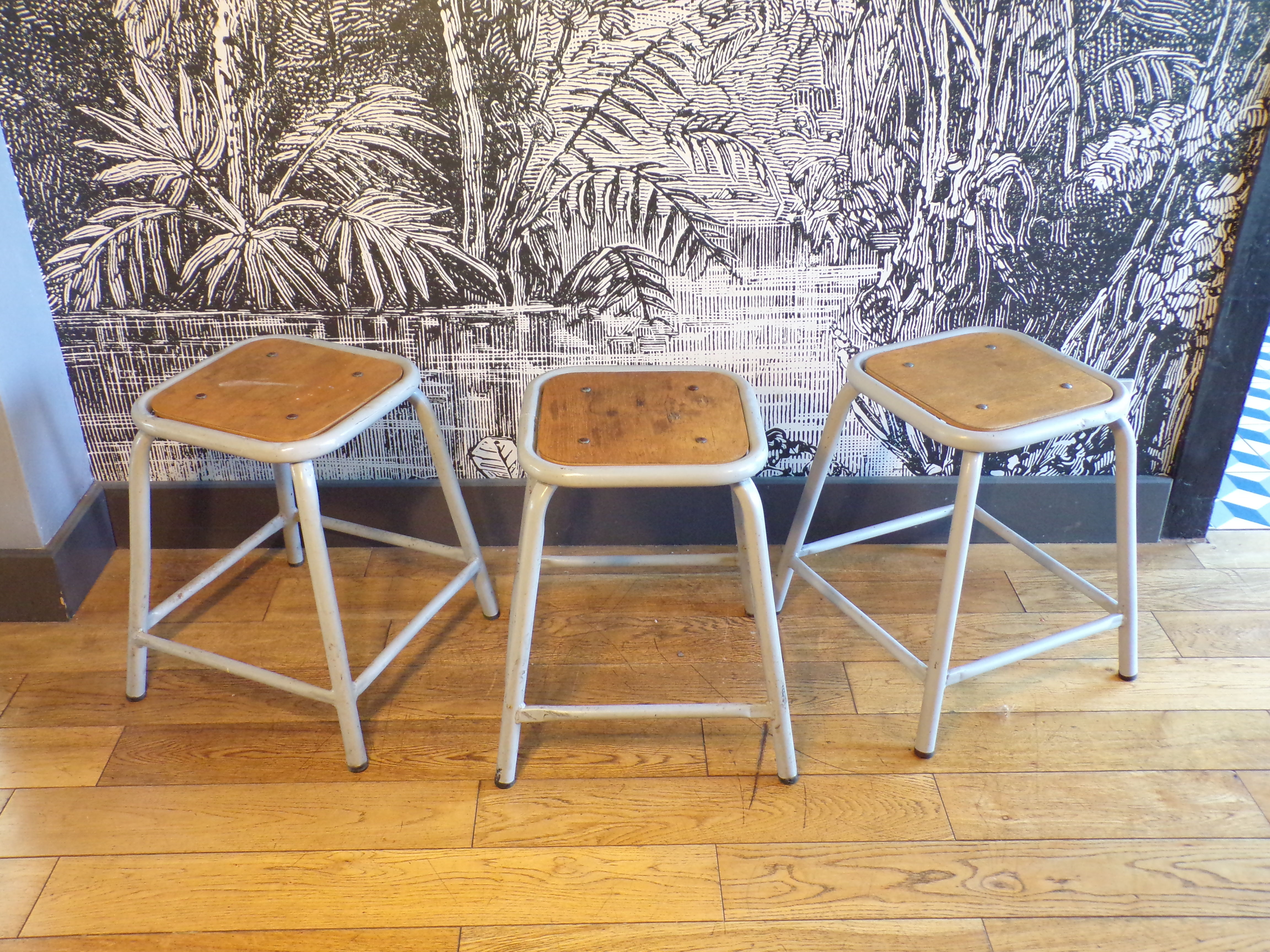 Set 3 workshop stools