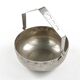 Art Nouveau sugar bowl, silver-plated brass, Sweden, early 20th century