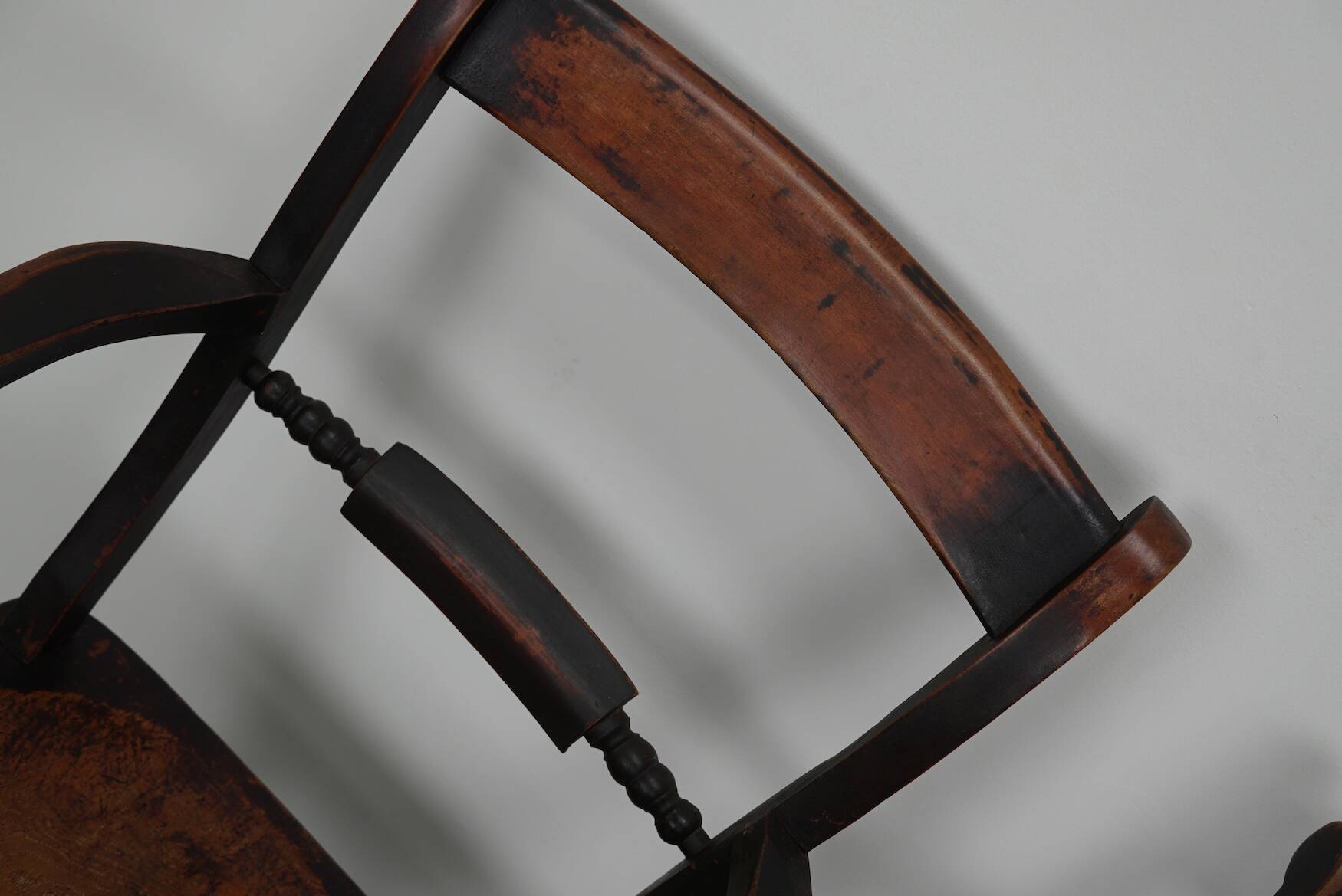 Pair of Antique Oxford Chairs, Windsor, Lath Back, Armchair, Elm, 19thc