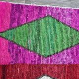 Tapis fait main coloré