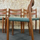 Chairs by Niels O. Möller for J.L. Moller's 60/70