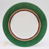 6 “Arcopal” dessert plates with art deco motifs