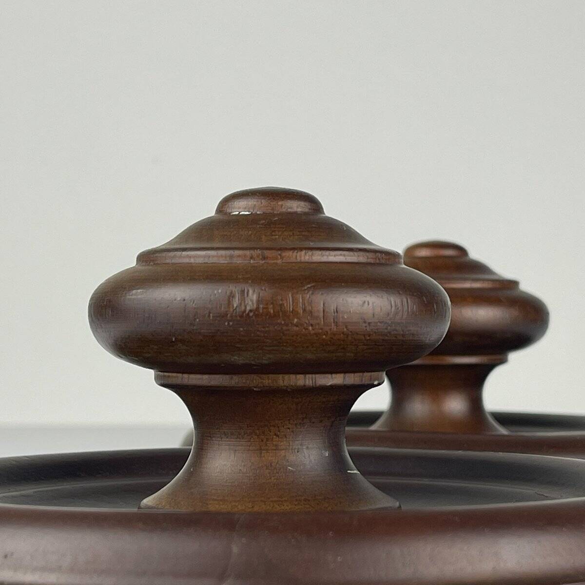 Art Deco wooden hangers, Italy, 1950s, set of 2