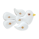 Aperitifs ceramic bird cups