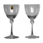 Set of two Daum glasses, Bolero model.