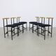 Postmodern dining chairs, 1980s, set of 6