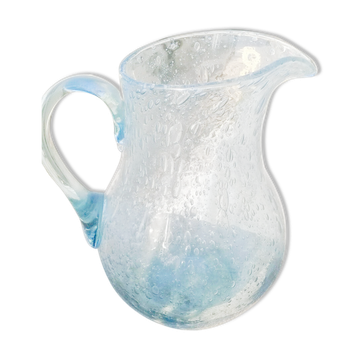 Pichet en verre signé Biot