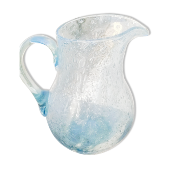Glass pitcher by Biot