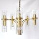 Brass chandelier 1970