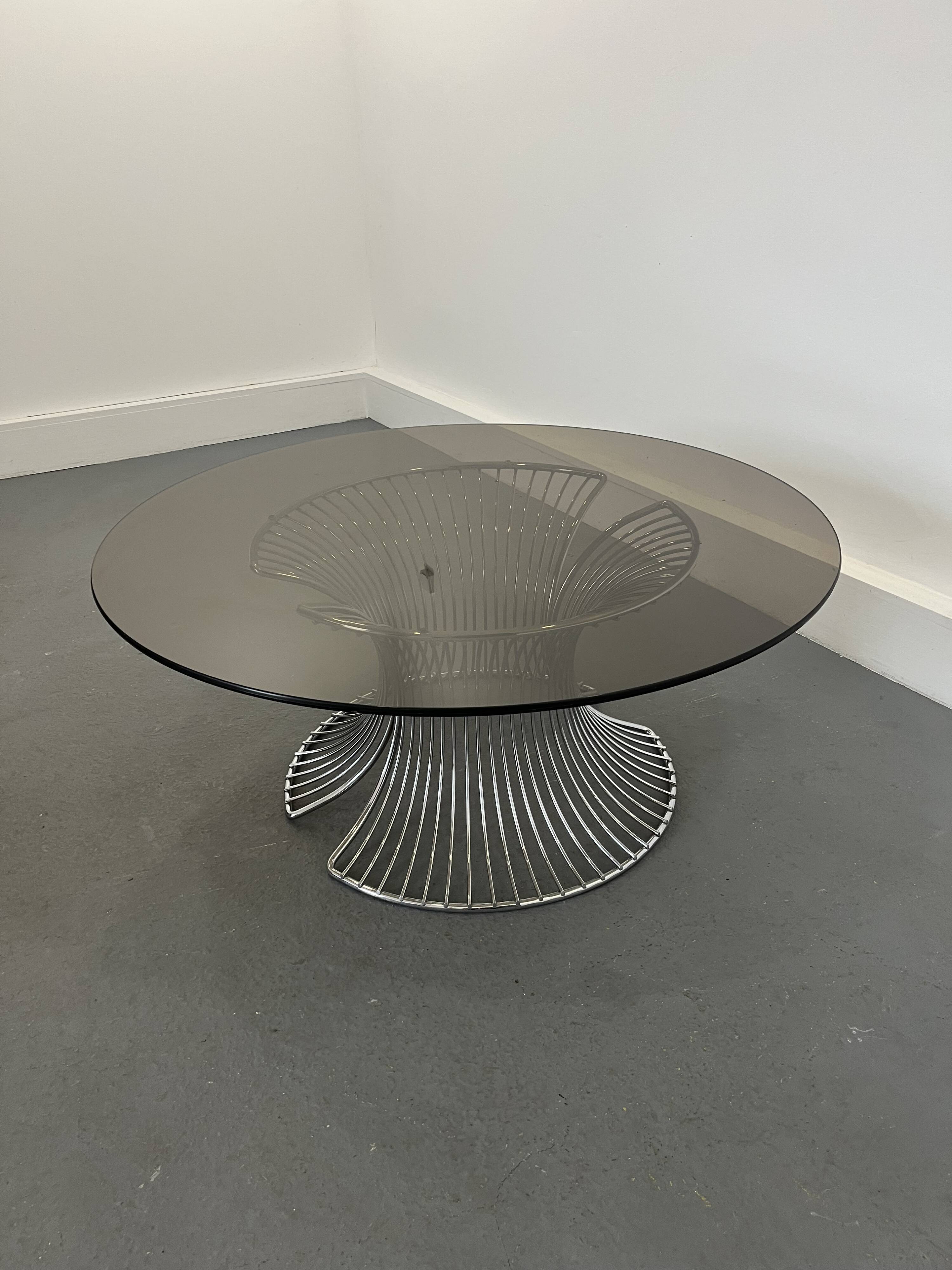 Coffe table smoke glass,1980s