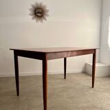 Old Scandinavian design rectangular teak table from the 60s vintage