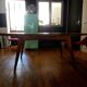 Scandinavian dining table with extensions