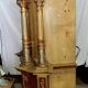 Superb early 19th century church tabernacle in gilded stuccoed wood