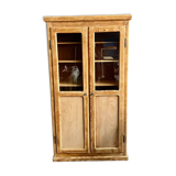 Antique pharmacy display case