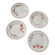 Set of 4 hand-decorated MBFA dessert plates