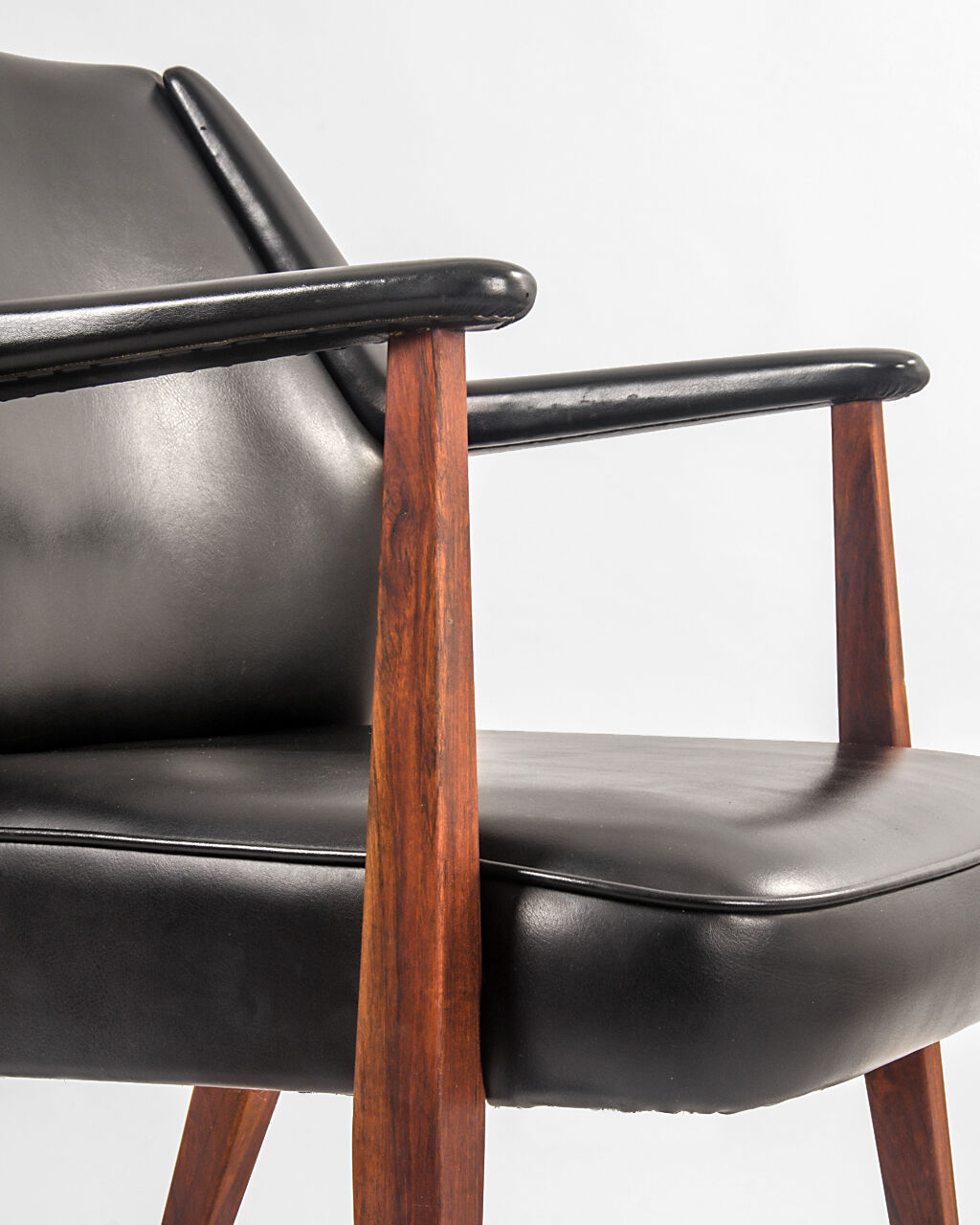 Mid century teak armchair