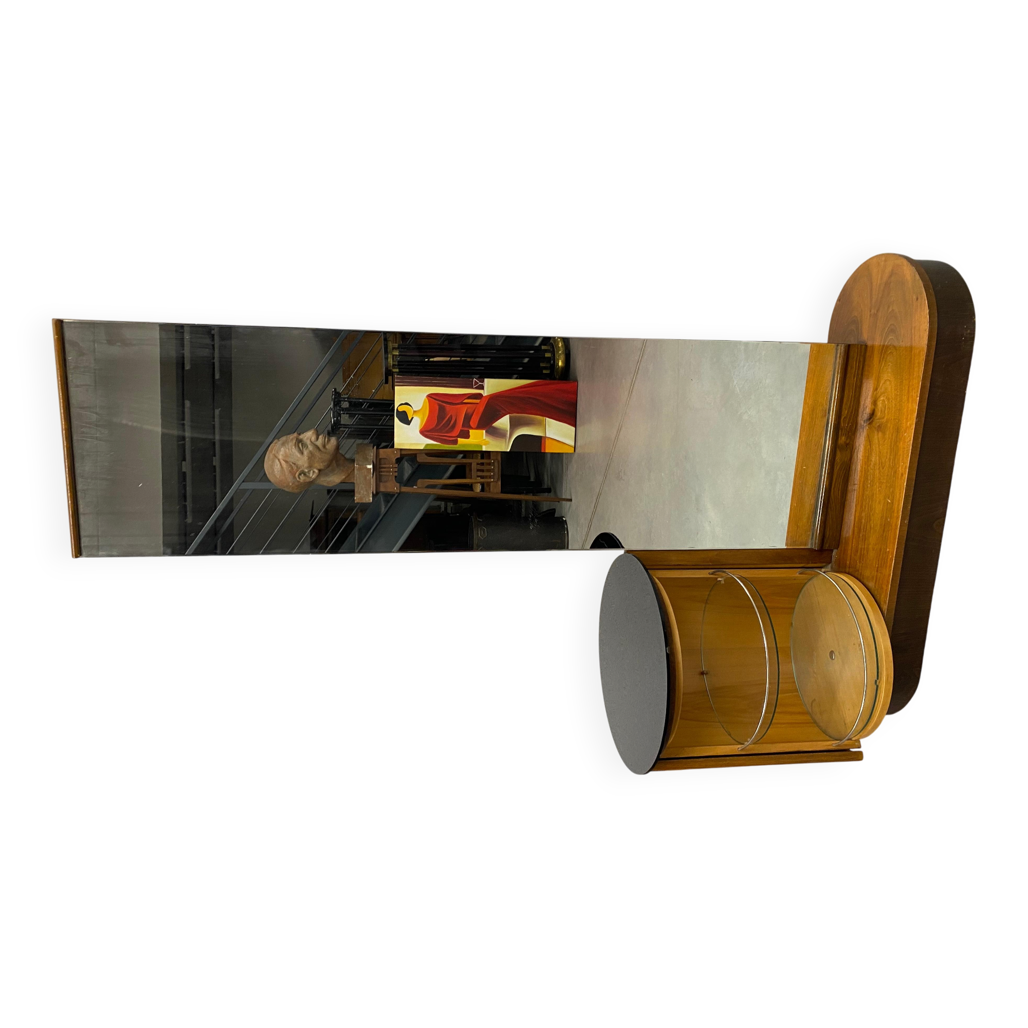 Coiffeuse avec miroir par Jindrich Halabala pour Up Zavody