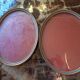 Lot 2 oval frames style art deco vintage