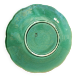 Green plate leaf of gien france