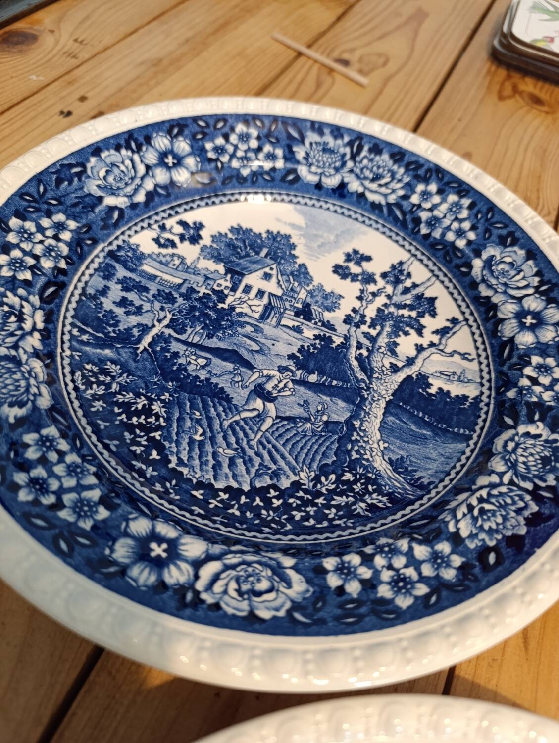 Set of 3 Villeroy & Boch Rusticana soup plates - With defects