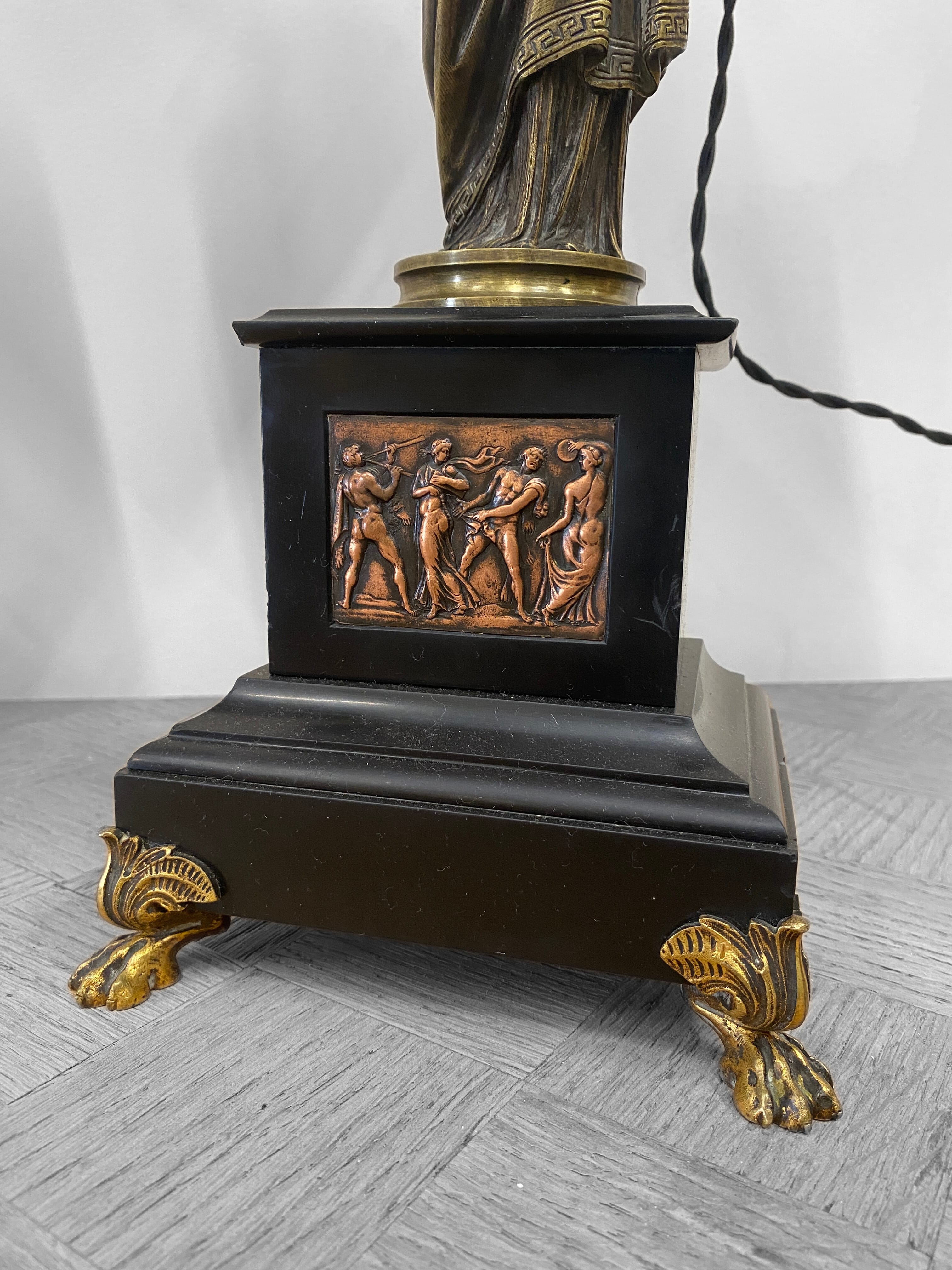 Pair of antique lamps