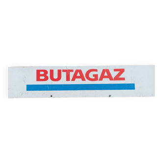 Enamelled advertising plaque. Butagaz