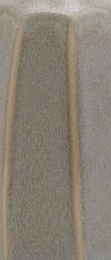 Ceramic vase antique style matte gray 21cm