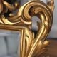 Miroir doré sculpté exceptionnel 92x128 bois
