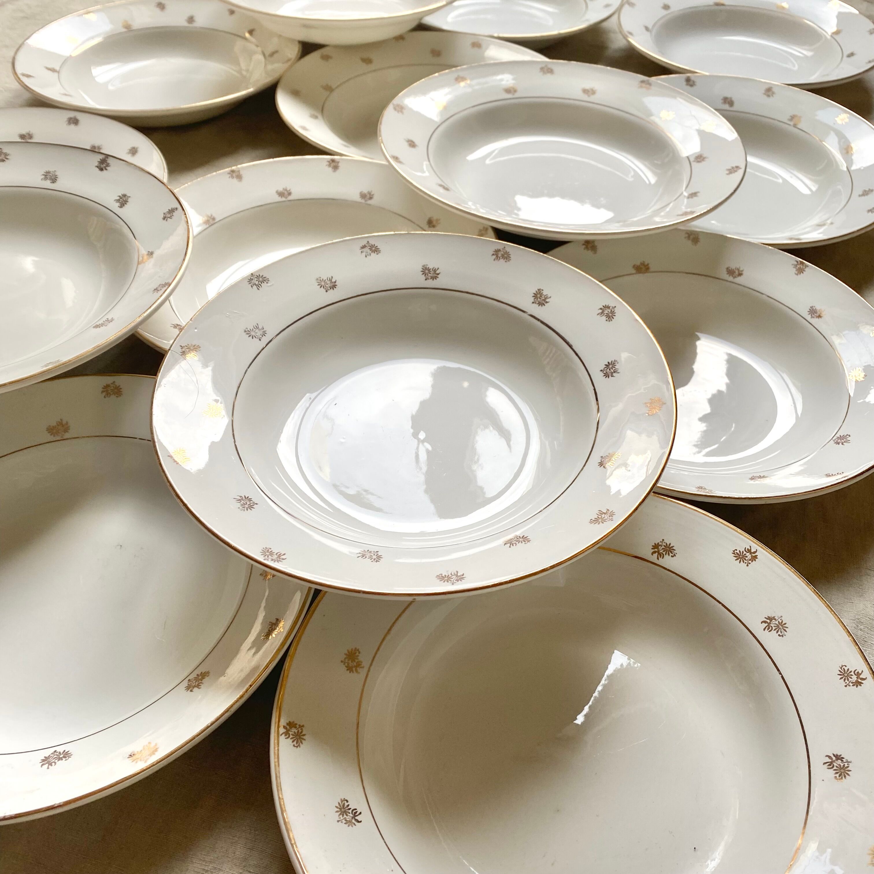 Digoin Sarreguemines hollow plates 16