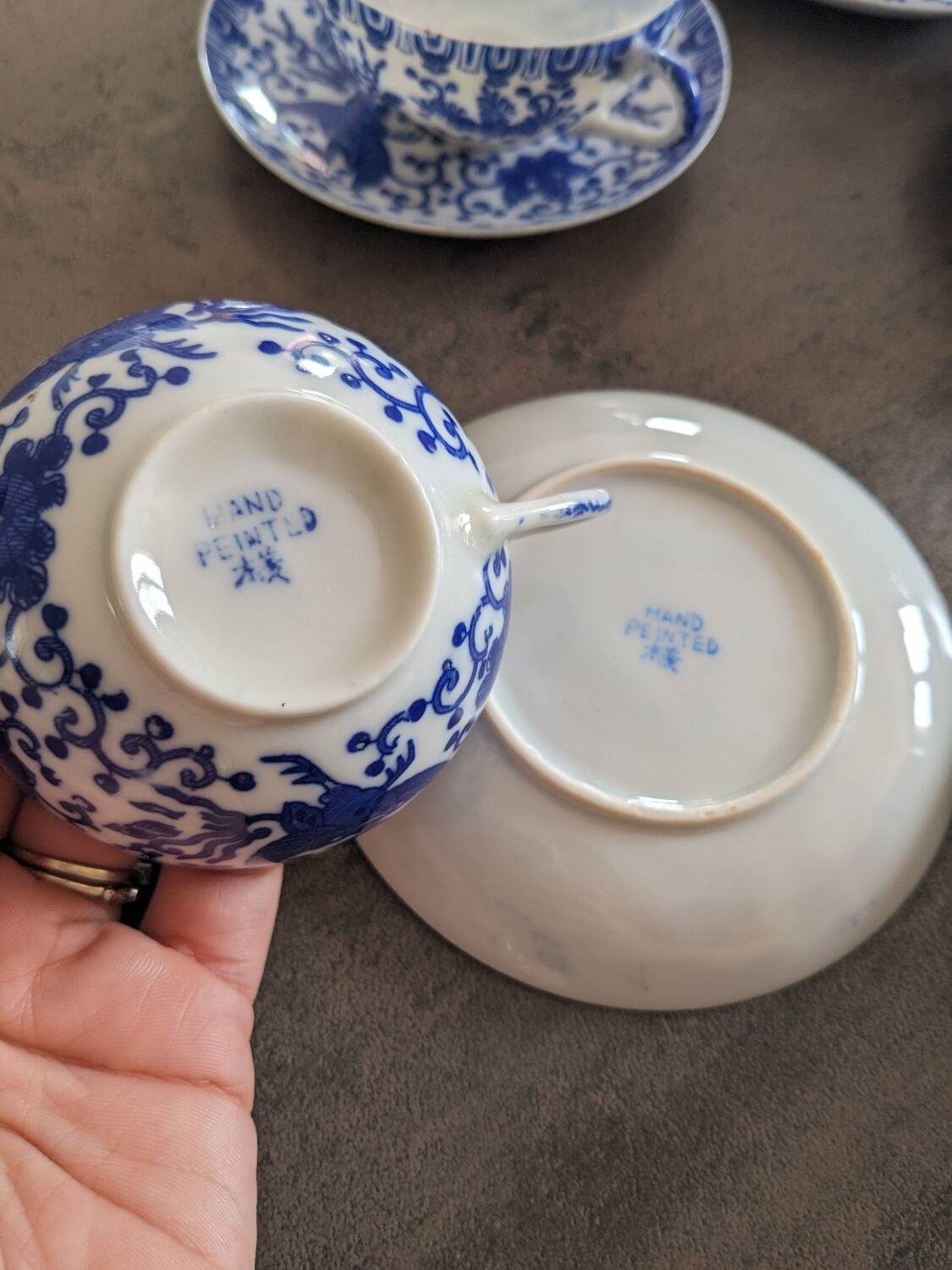Japanese tea cup set